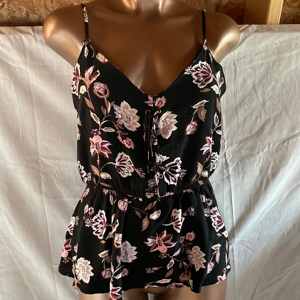 Maurices Floral Peplum Top